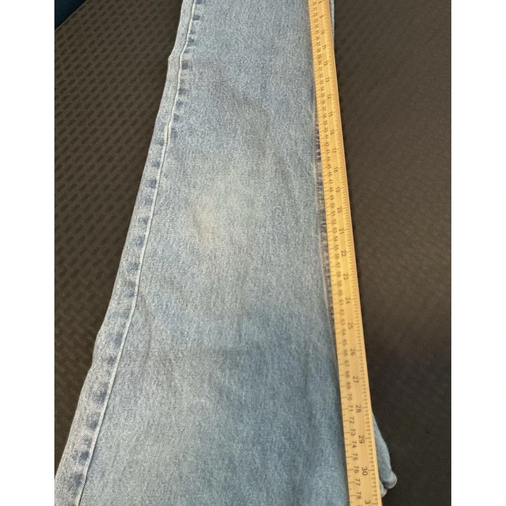 Levi's 505 Jeans Mens 31x30(true) Light Wash Blue Regular Straight Denim Pants